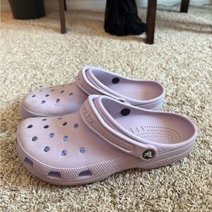 Purple Crocs